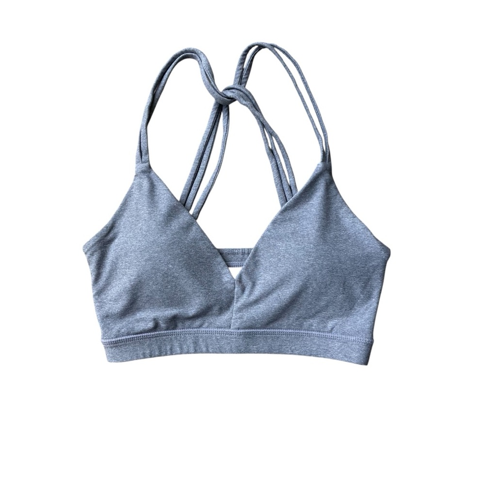 Mondetta Sports Bra Gray Triple Strap Size S Gray Padded Sports Bra
